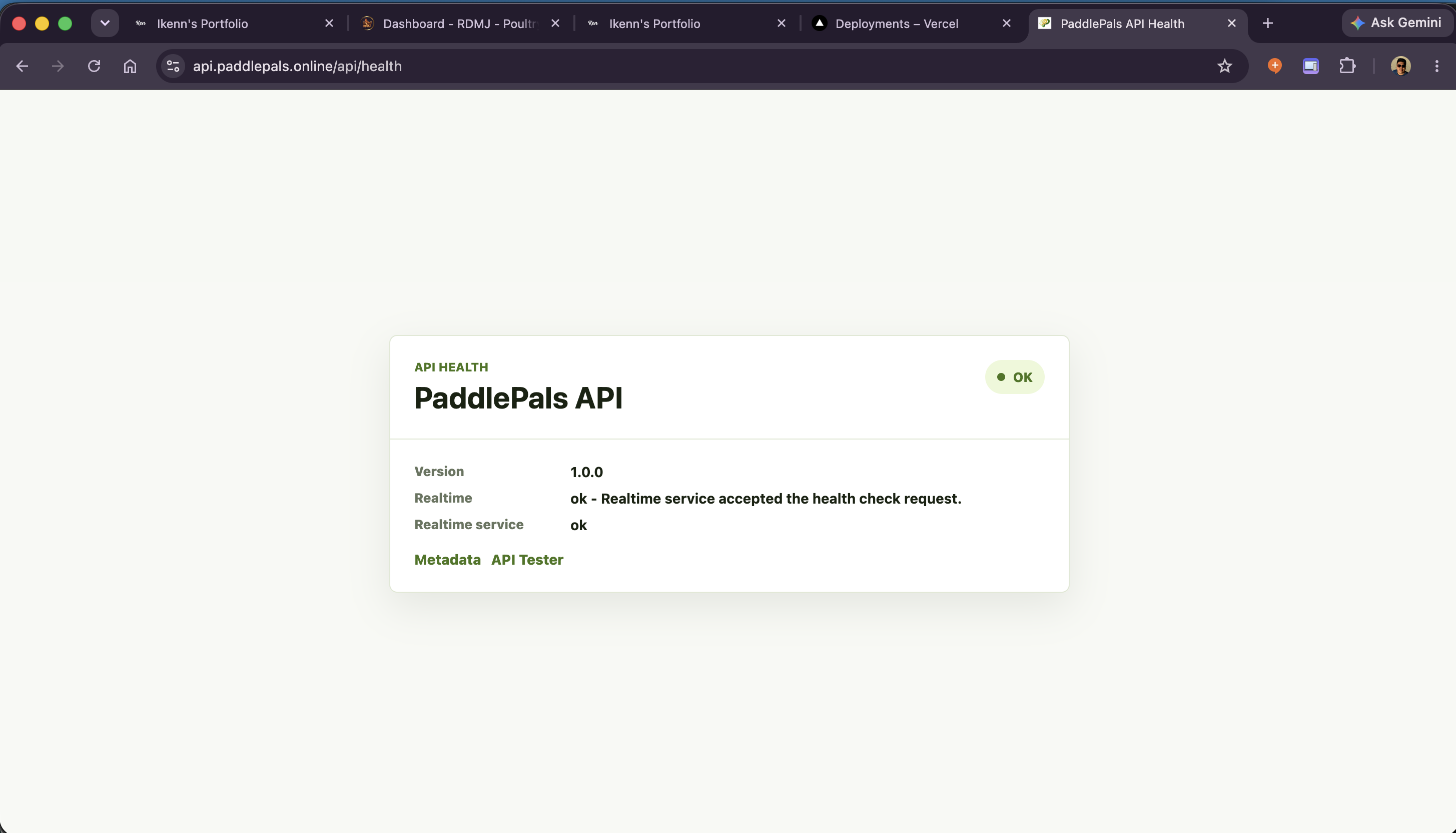 PaddlePals API for PaddlePals Application main project image